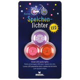 3 luces LED radios de bicicleta