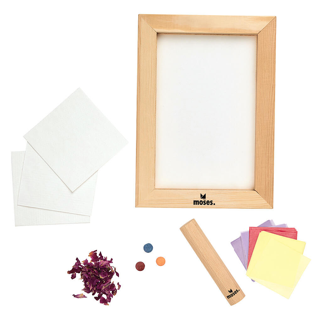 Kit para hacer papel ¡decorado!