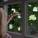 Pegatinas fluorescentes para ventanas