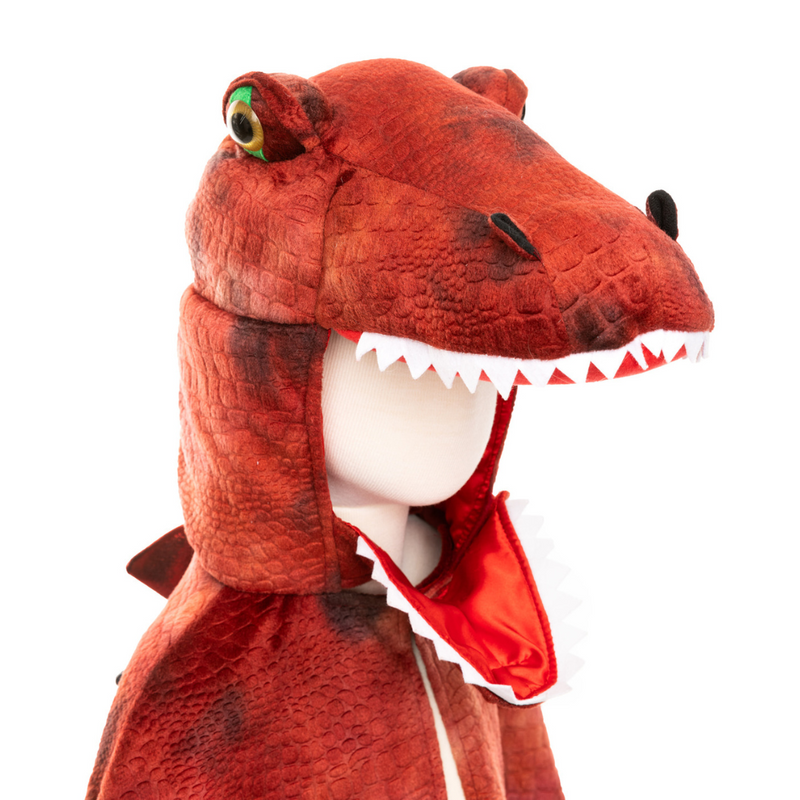 Capa Grandasaurus T-Rex rojo · 5-6 años