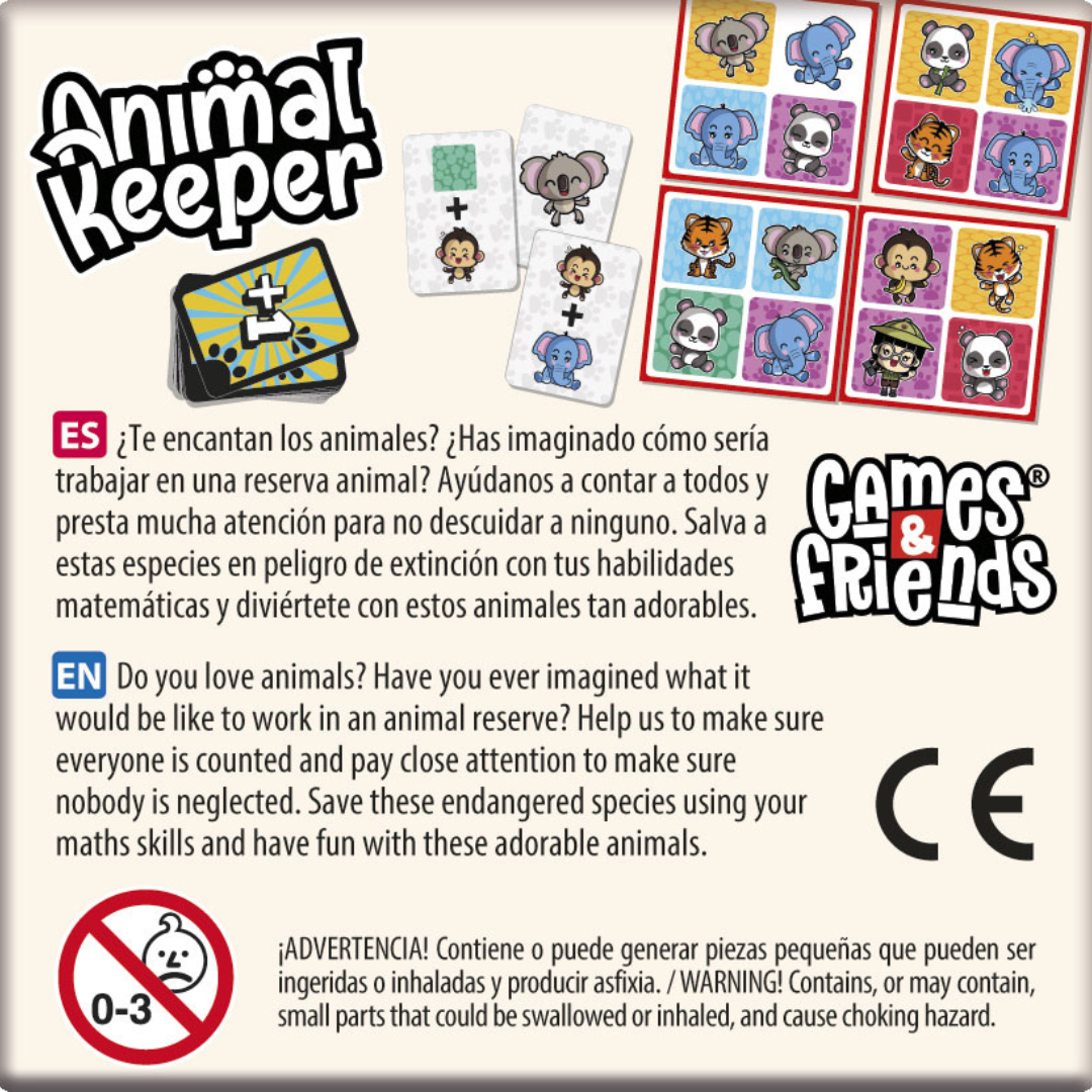 ¡Para cumple! · mini juego ANIMAL KEEPER