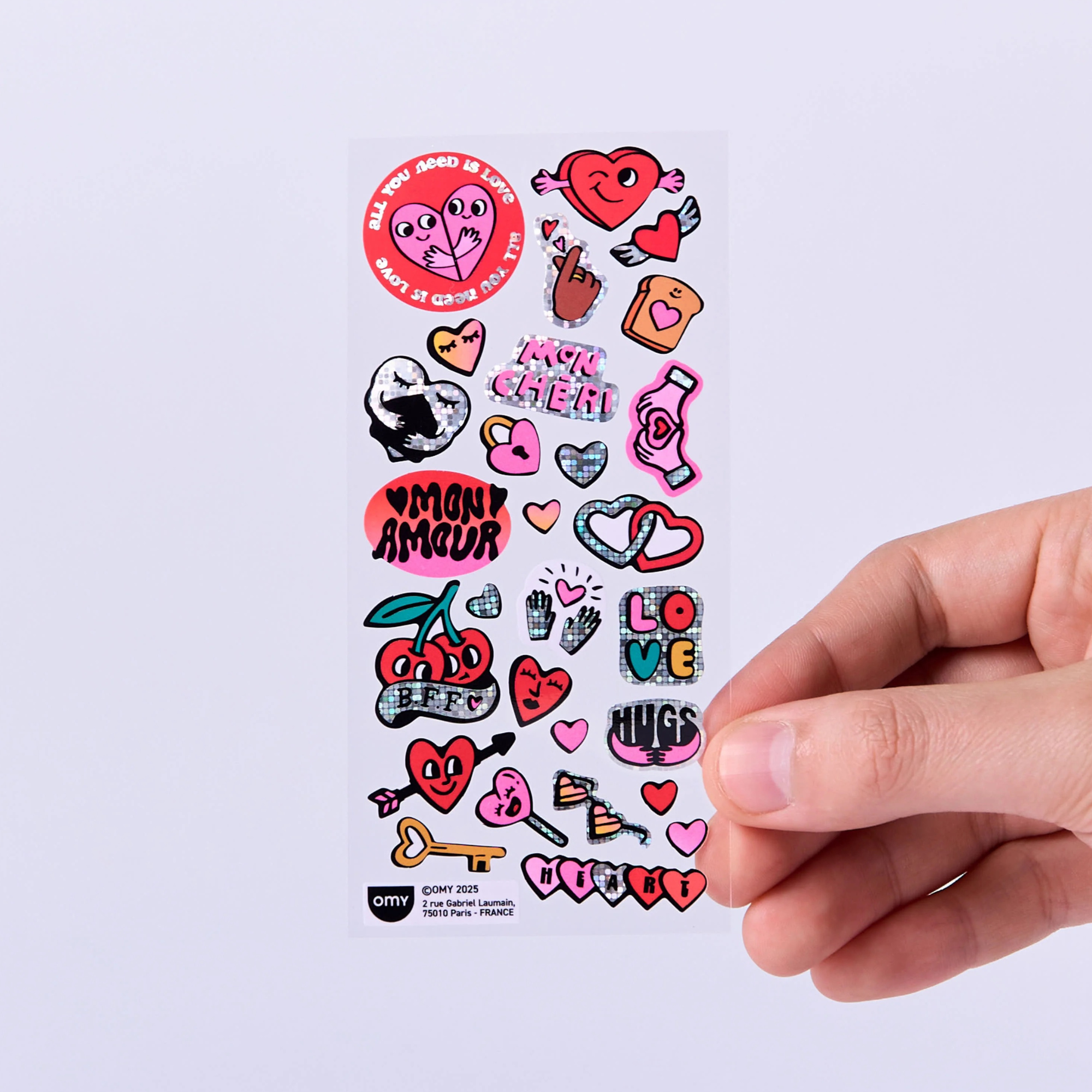 Stickers iconic OMY · love