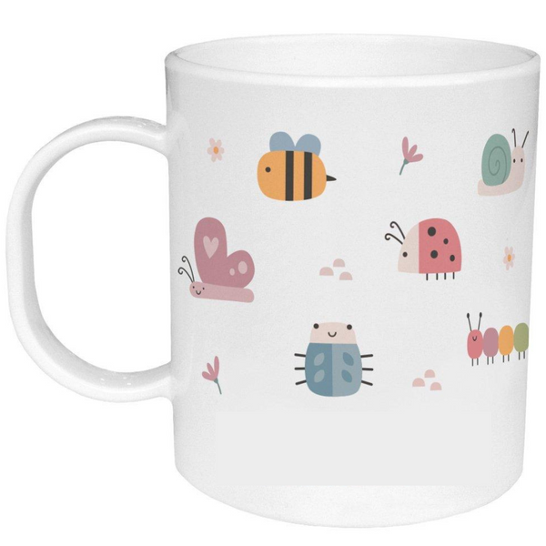 Taza de plástico Tutete · Bugs