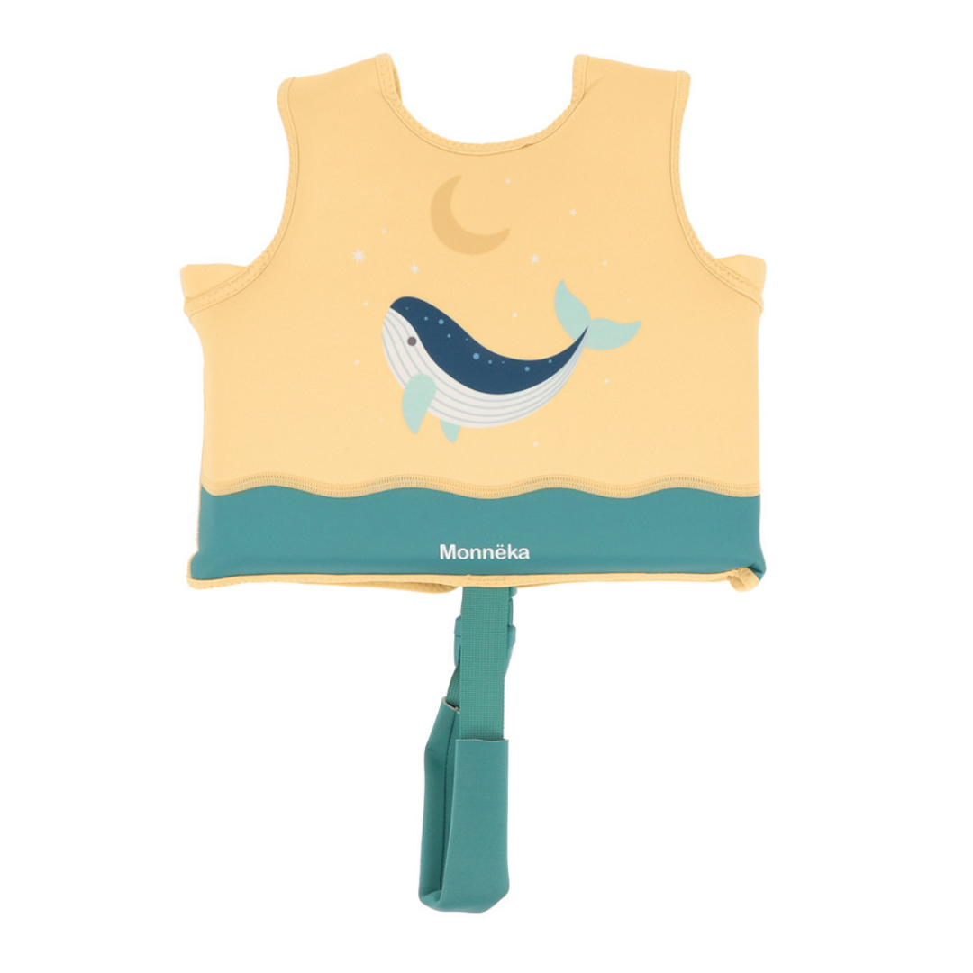 Chaleco flotador de aprendizaje MONNËKA · whale teal