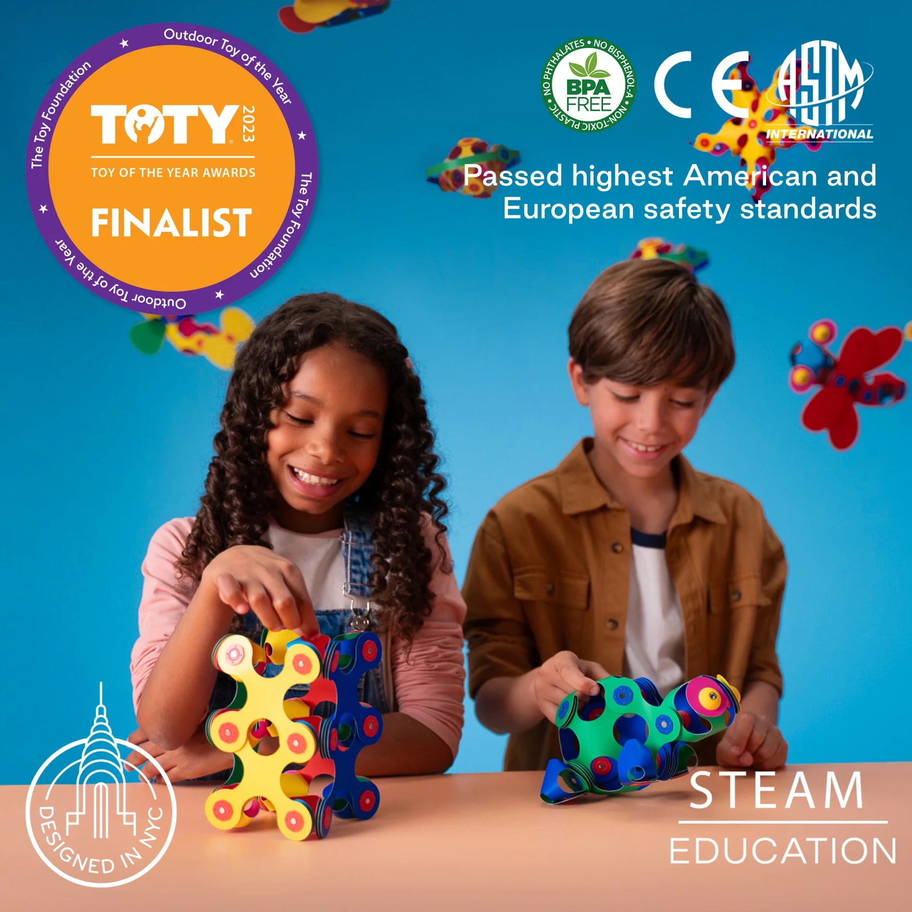 CLIXO tropical birds pack: 22 piezas