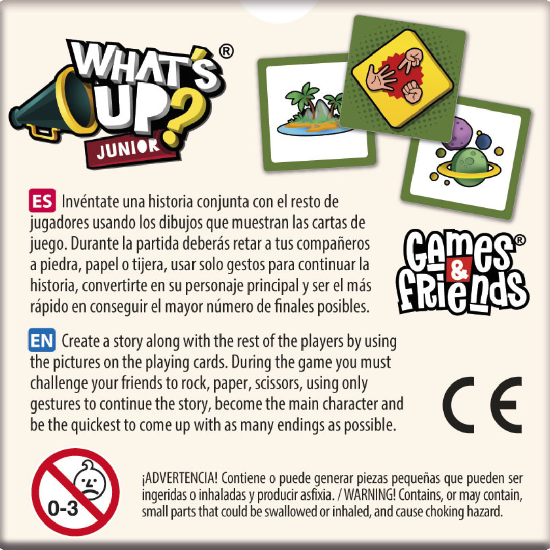 Mini juego WHAT’S UP? JUNIOR