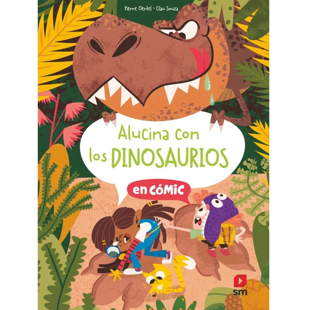 Alucina con los dinosaurios en cómic