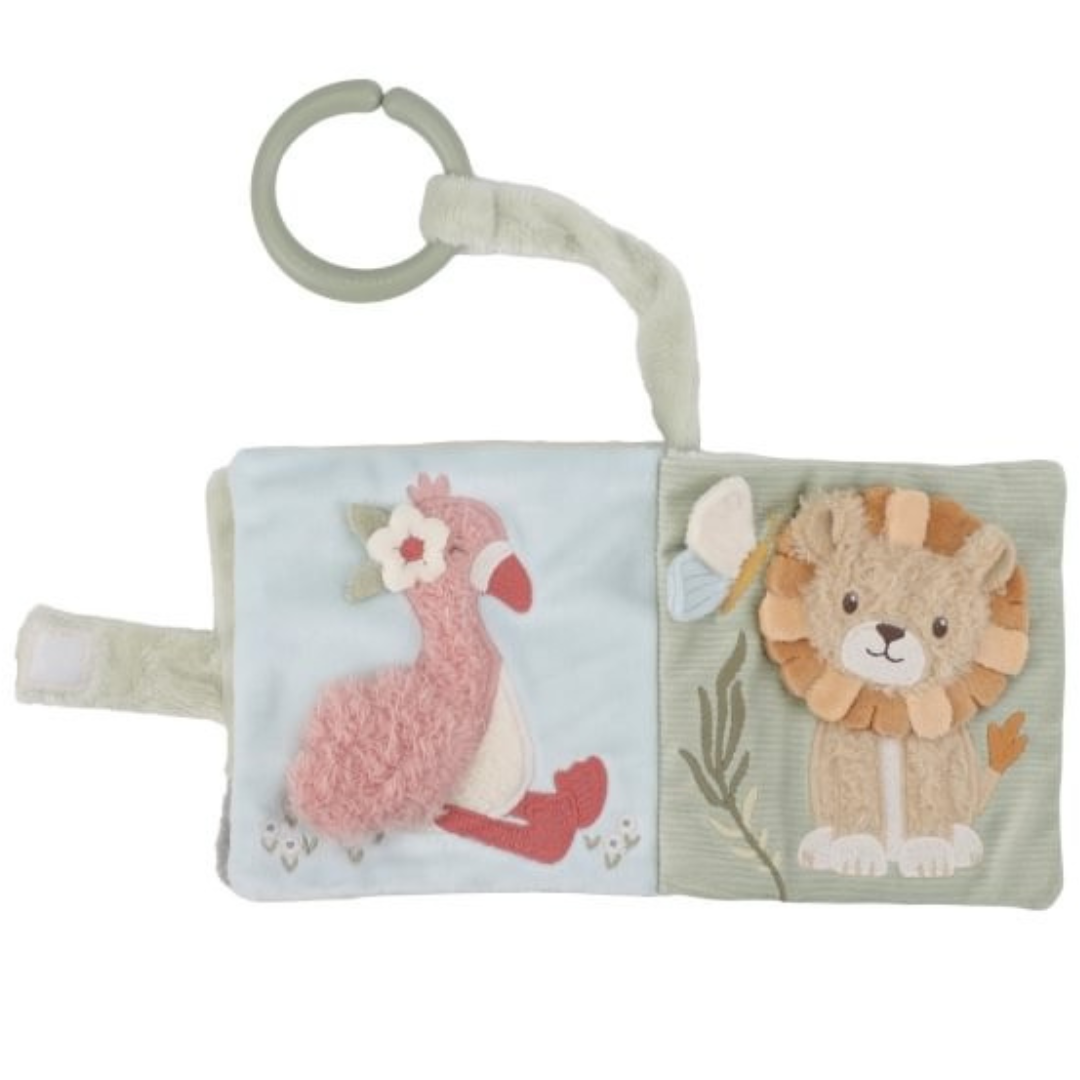 Libro blandito con anilla LITTLE DUTCH · safari friends