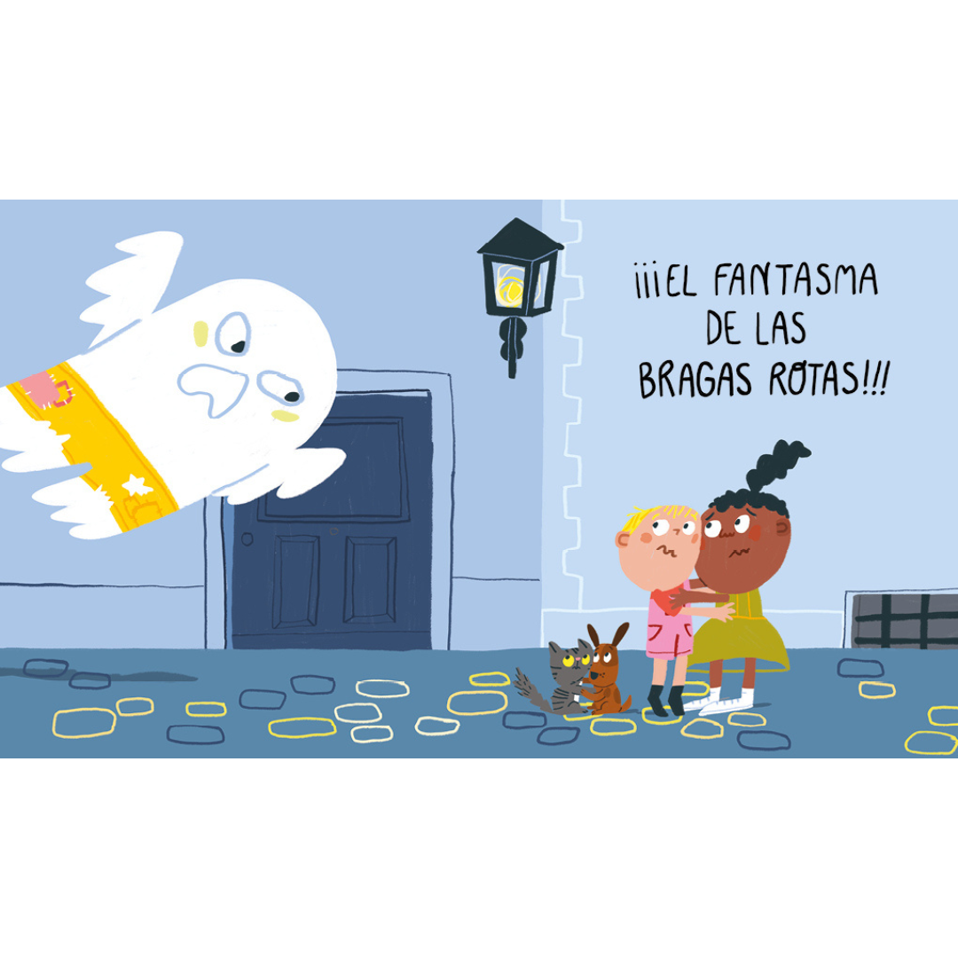 El fantasma de las bragas rotas en cartoné