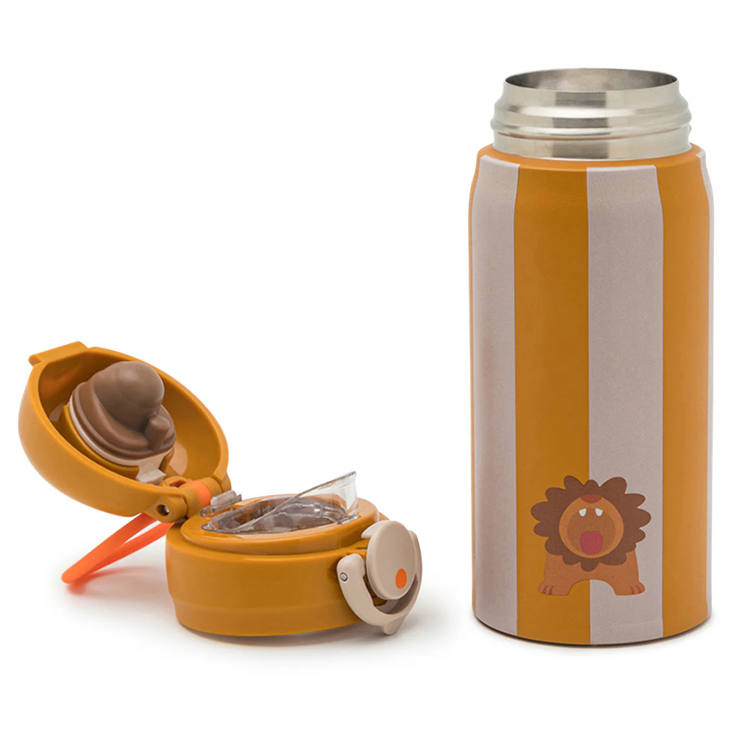 Botella de acero térmica NOUI NOUI 350ml. · león