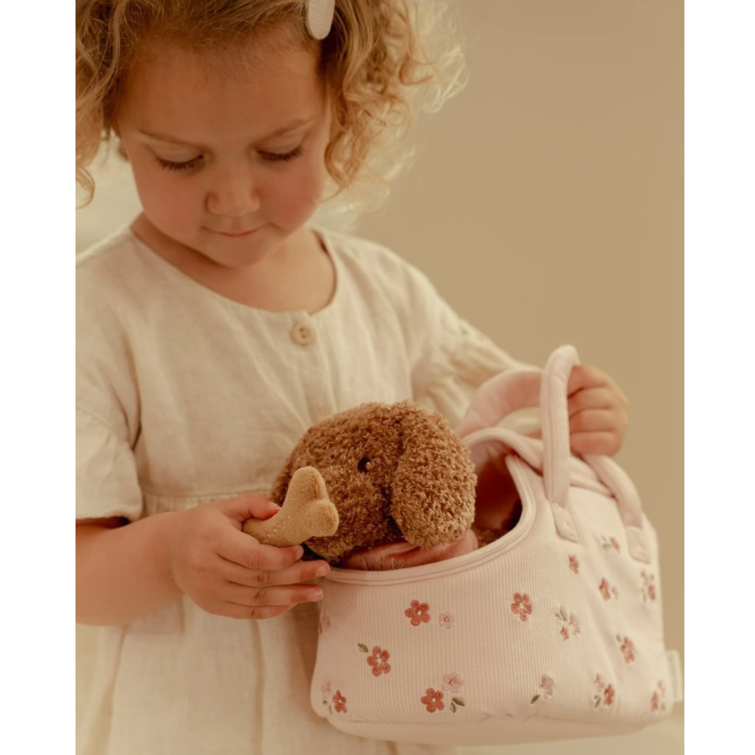 Perrito de peluche JACKIE con bolsa