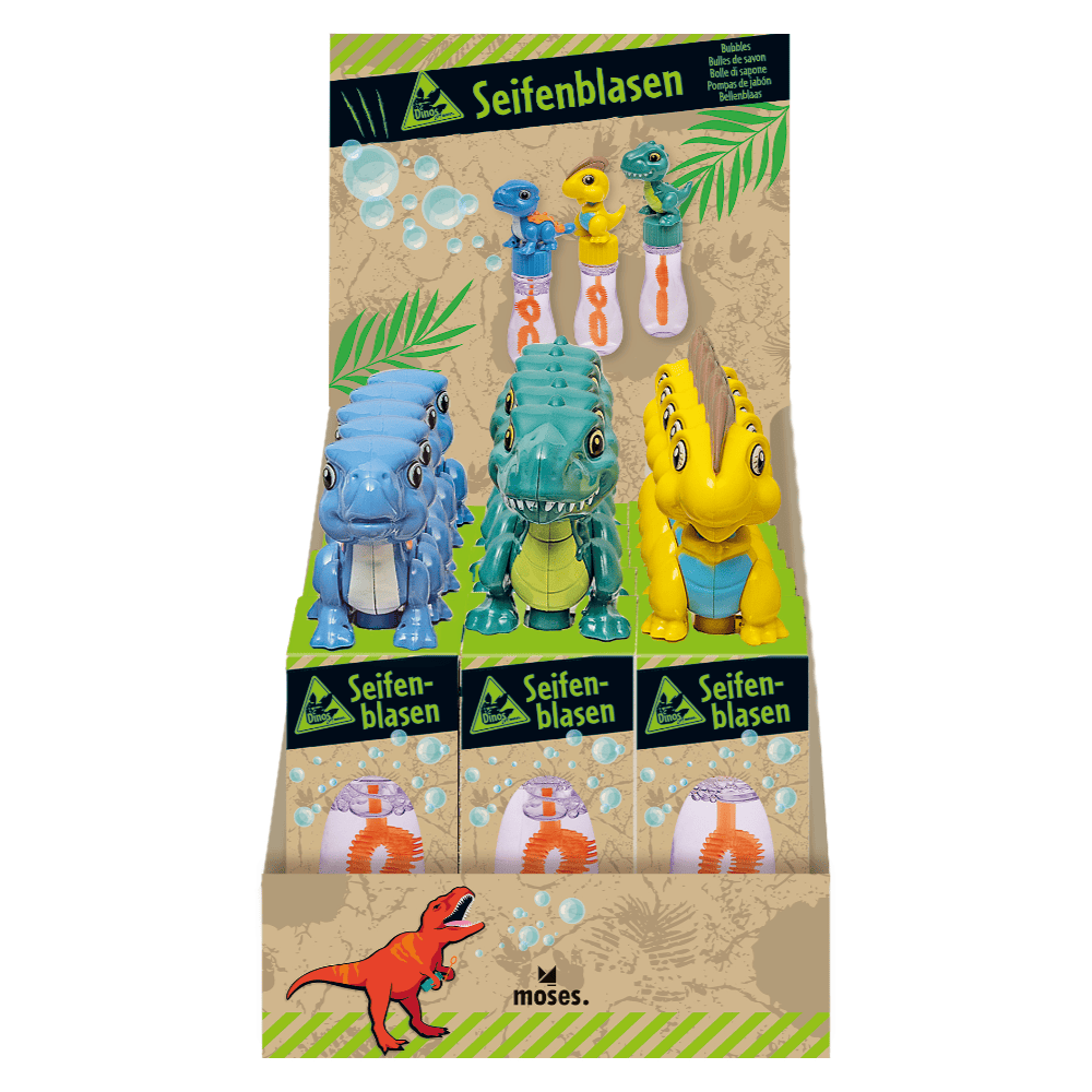 Pompas de jabón ¡mini dinos!