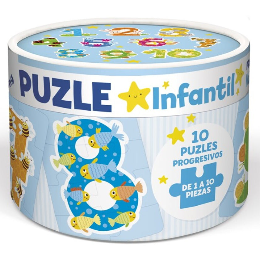 Puzzle XL progresivos · números