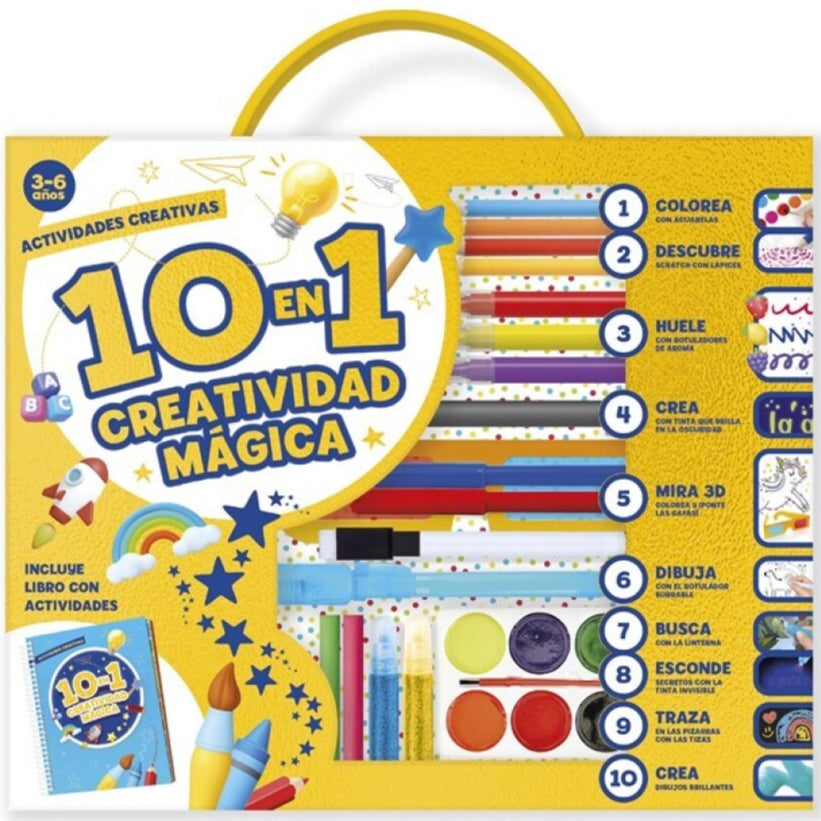 Pack 10 en 1 creatividad mágica · 3 a 5 años