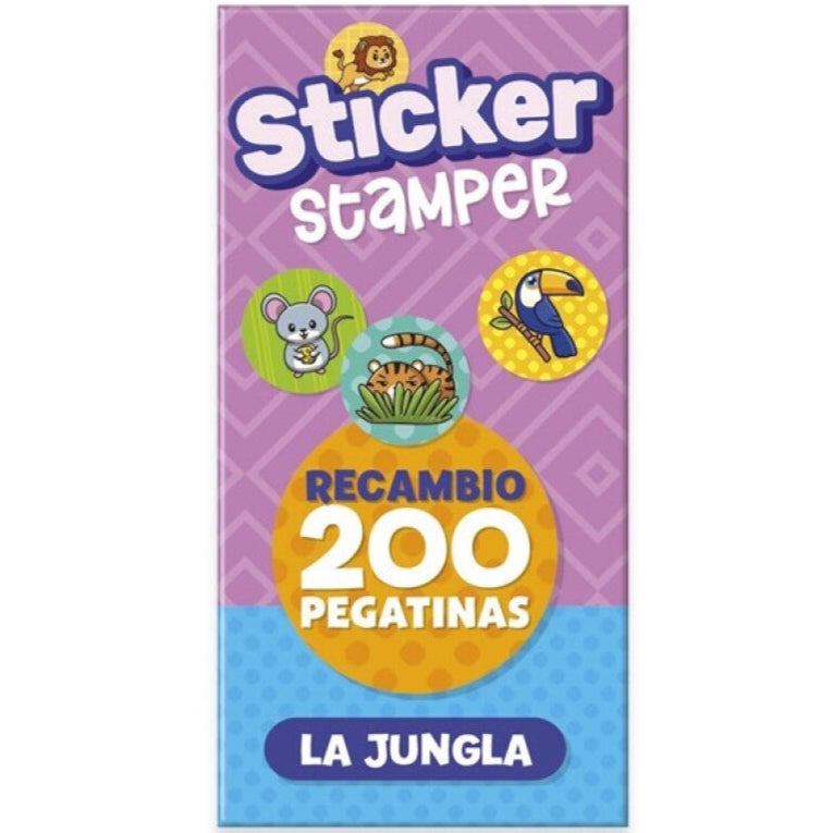 Recambio sticker stamper · la jungla
