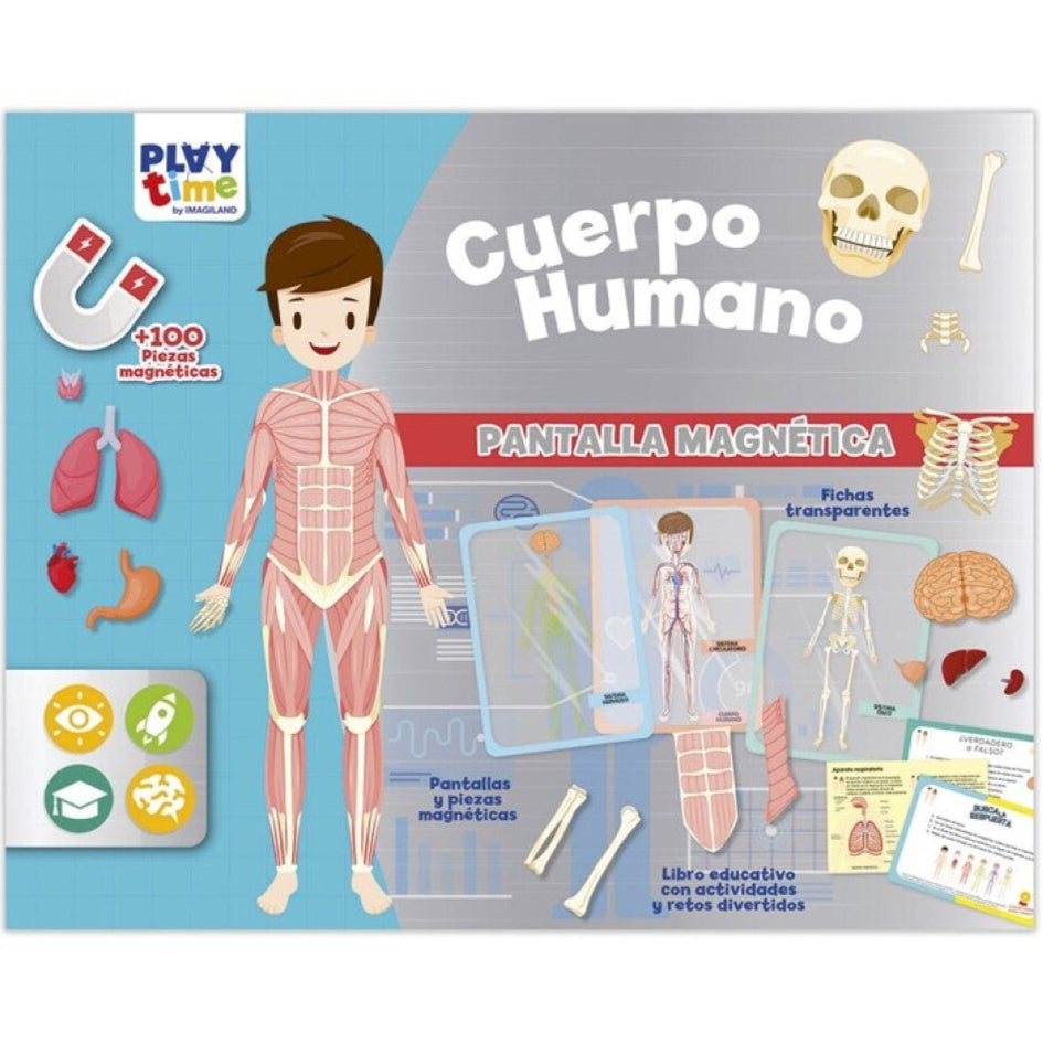 Pantalla magnética · el cuerpo humano