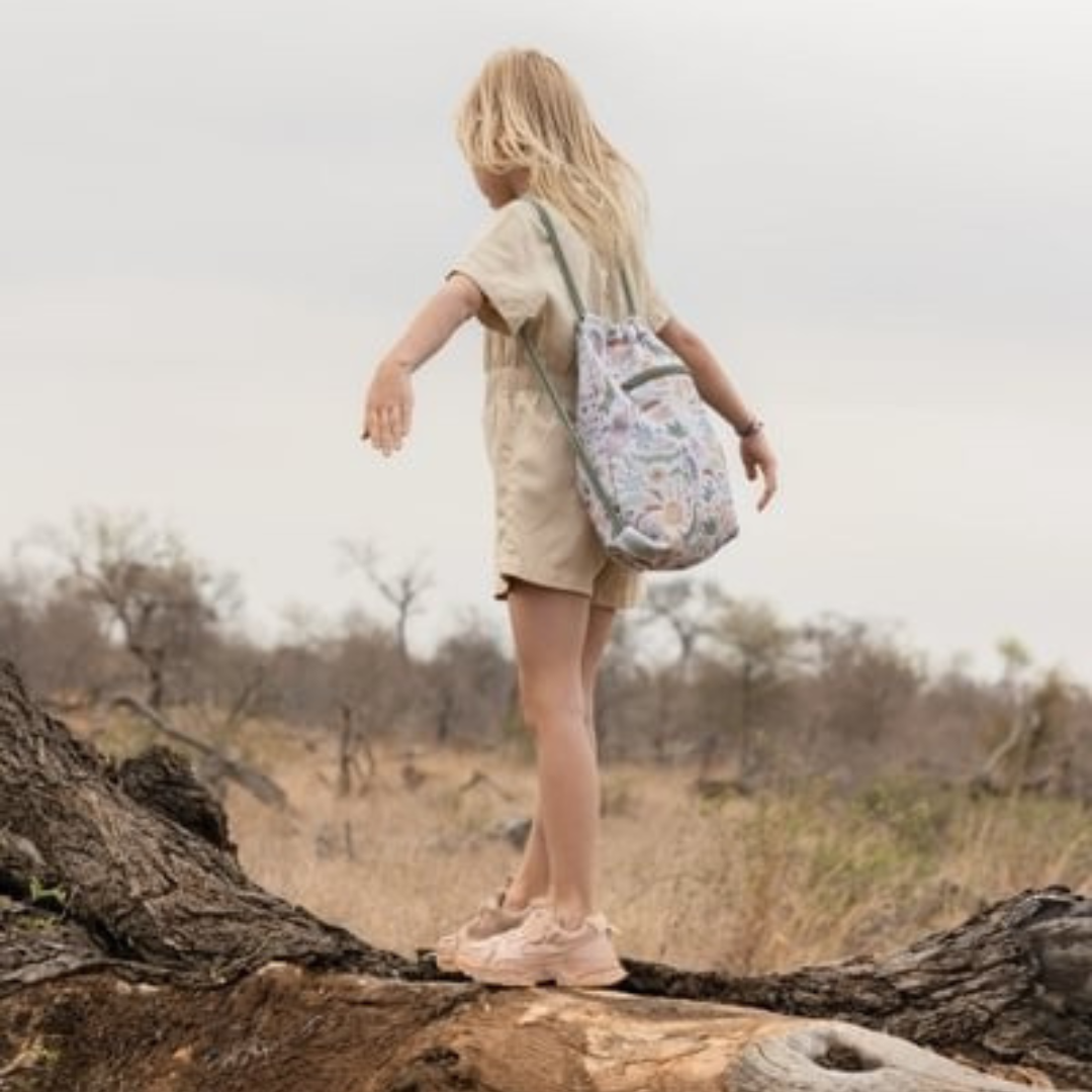 Mochila saco LITTLE DUTCH · safari friends