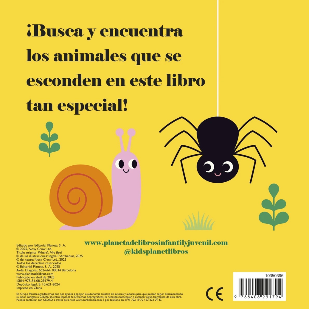¿Dónde está la señora abeja?