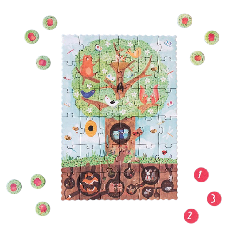 Puzzle tiny pommier · 36 piezas