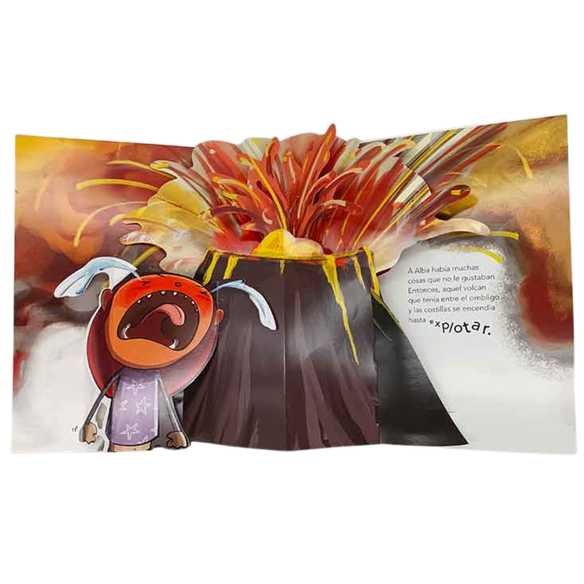 Tengo un volcán en pop-up