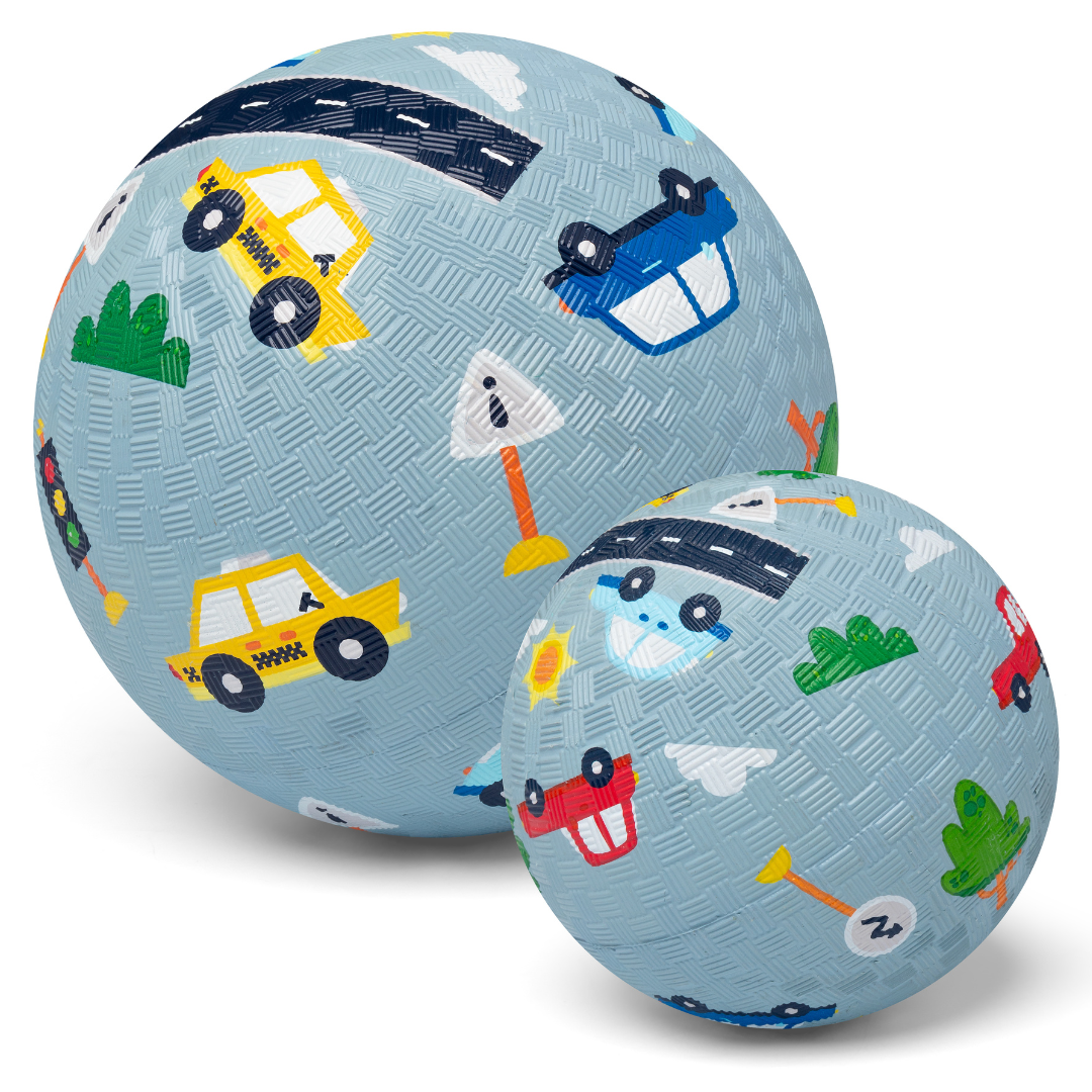 Pelota de caucho natural · coches