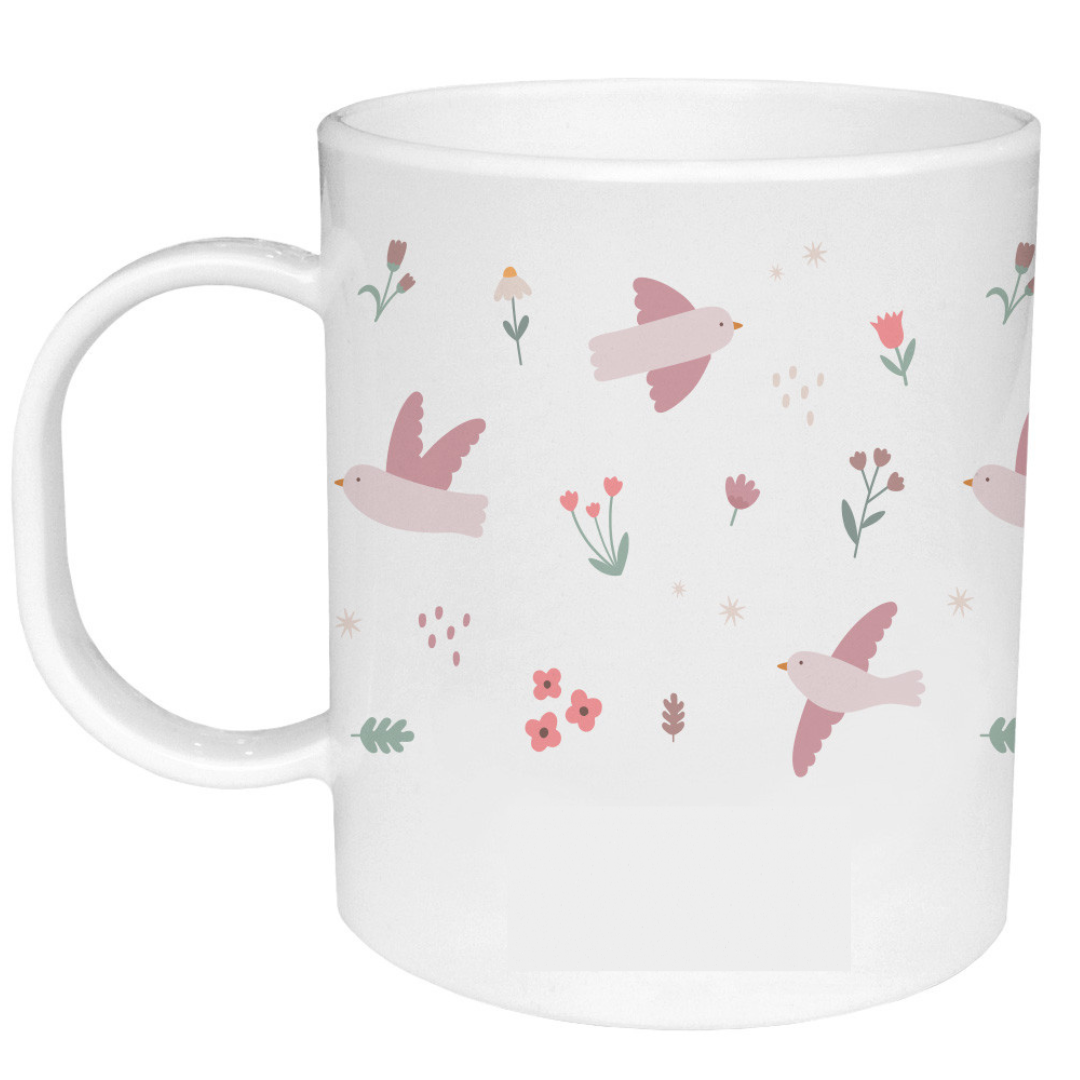 Taza de plástico TUTETE · blossom birds