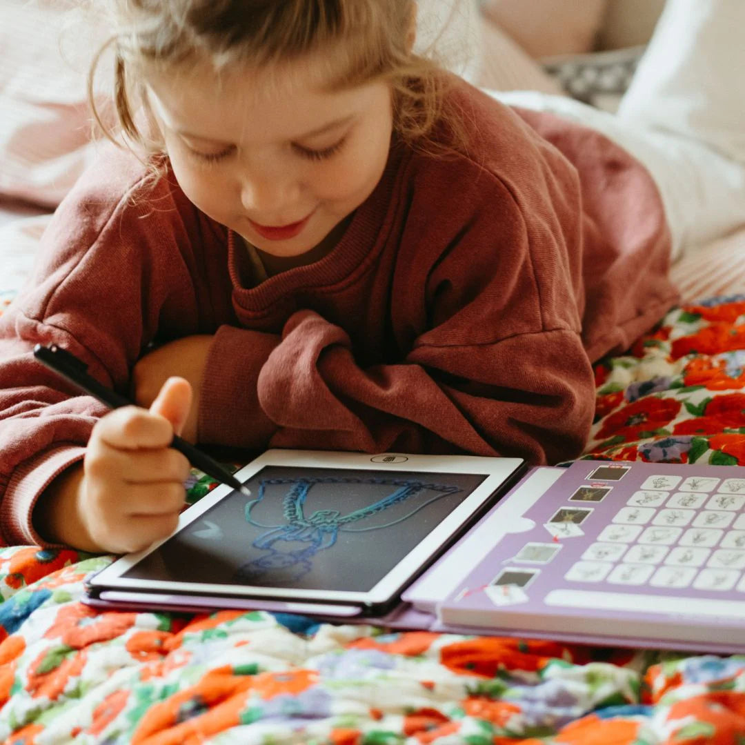 Tableta para dibujar con plantillas KIDYDRAW MINI · princesas