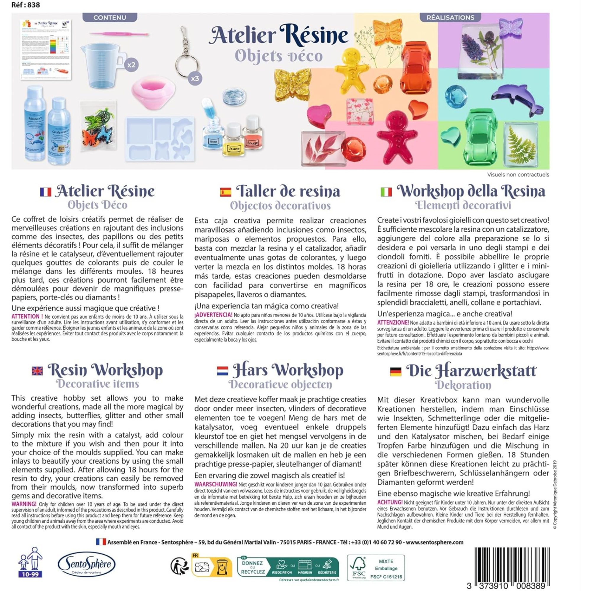 Crea tus objetos translúcidos con resina