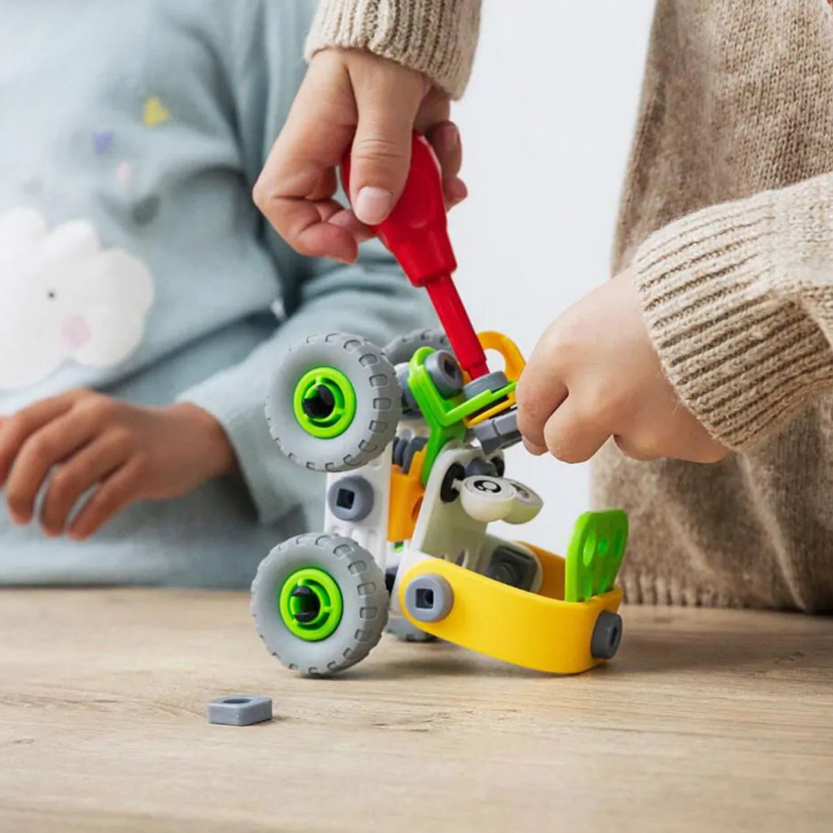 Construcciones flexibles MECAFLEX ¡2 en 1!: excavadora y buggy