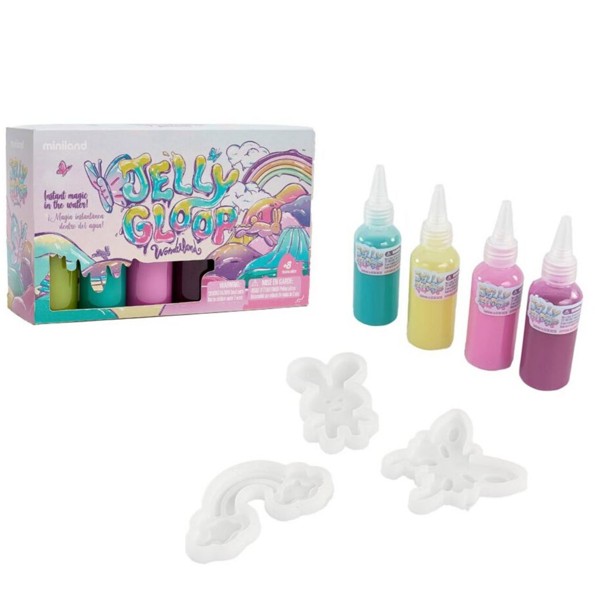 Crea tus figuritas de gel 3D JELLY GLOOP: wonderland