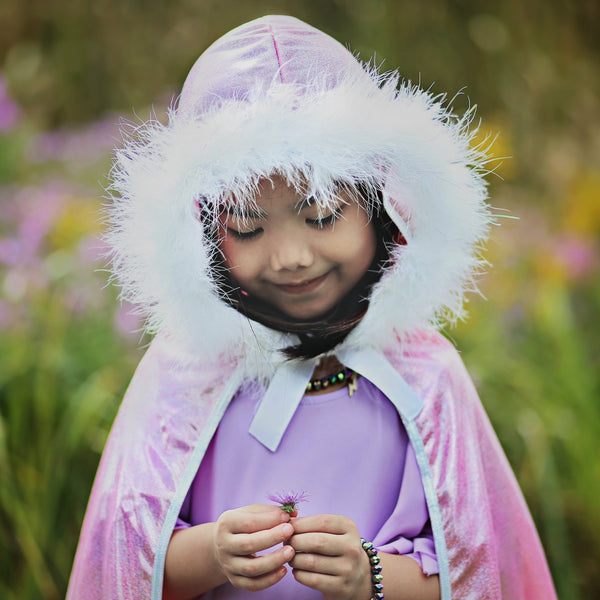 Capa de Princesa con purpurina · 4-6 años