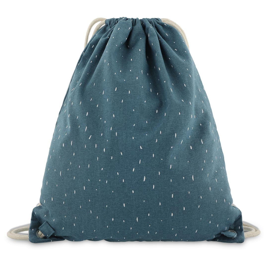 Mochila saco de tela TRIXIE · triceratops