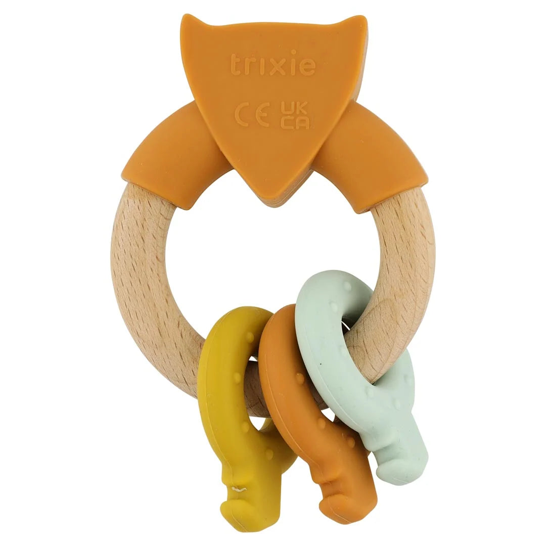Anilla de actividades de silicona y madera TRIXIE · mr. fox