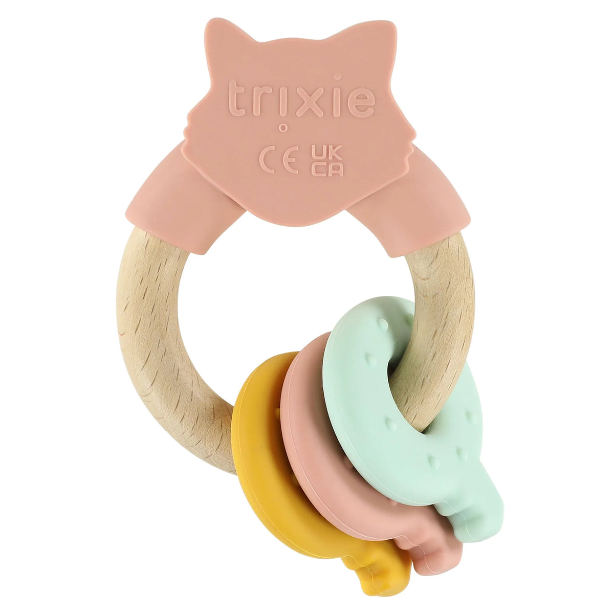 Anilla de actividades de silicona y madera TRIXIE · mrs. cat