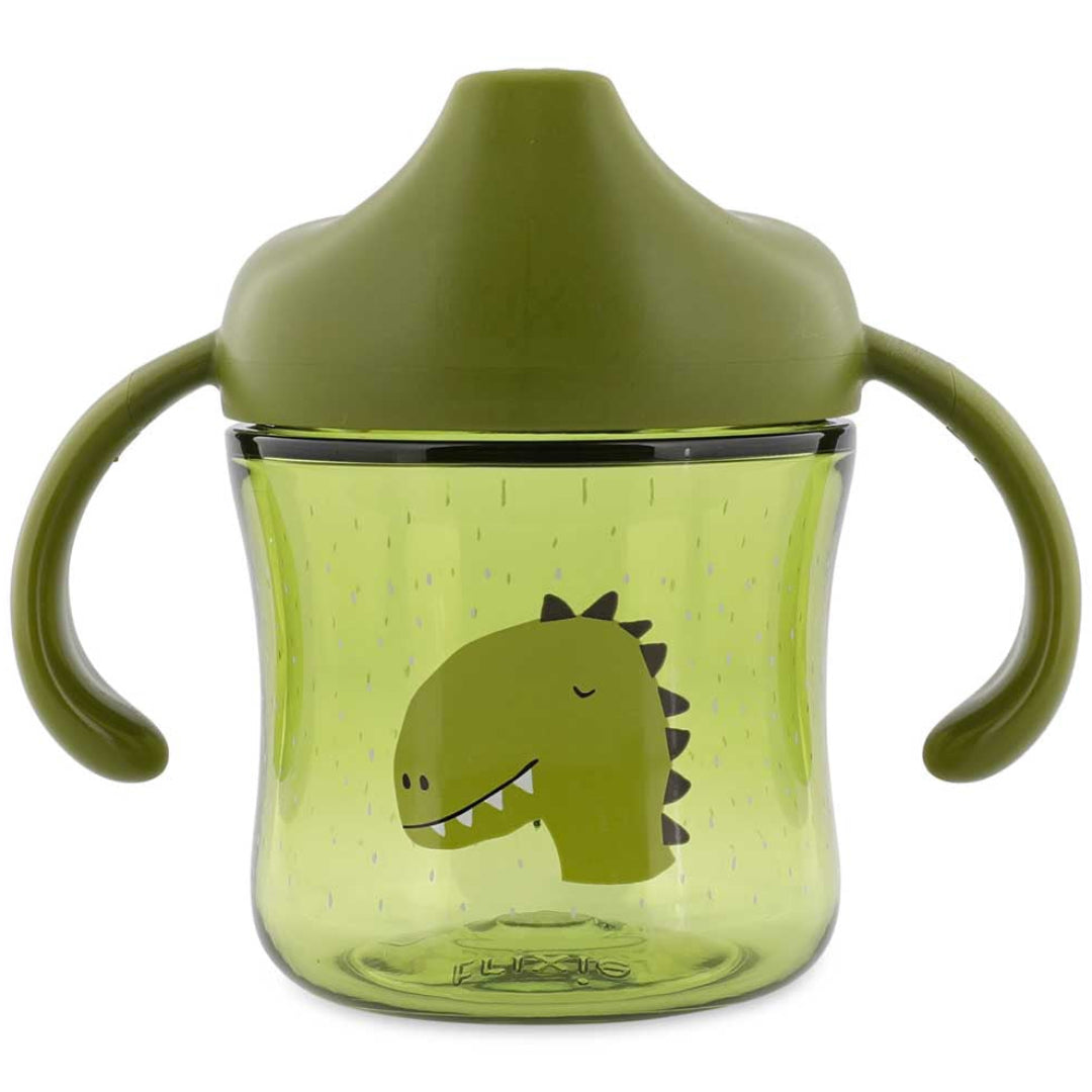 Taza con boquilla y asas TRIXIE · dino
