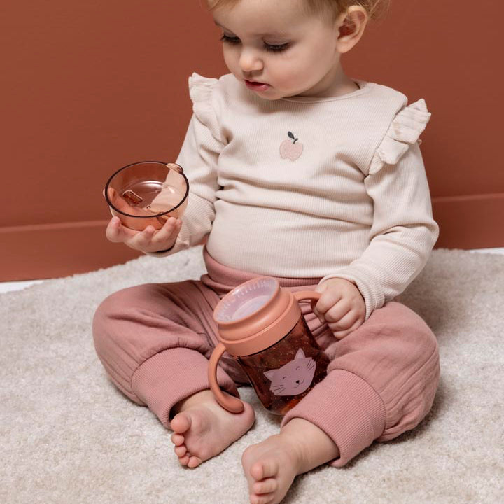 Taza 360º con asas TRIXIE · gato