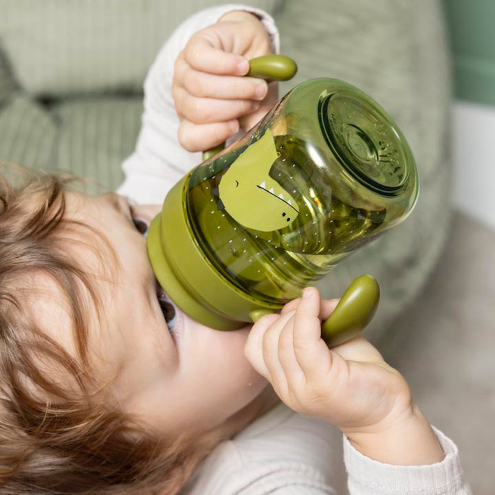 Taza 360º con asas TRIXIE · dino