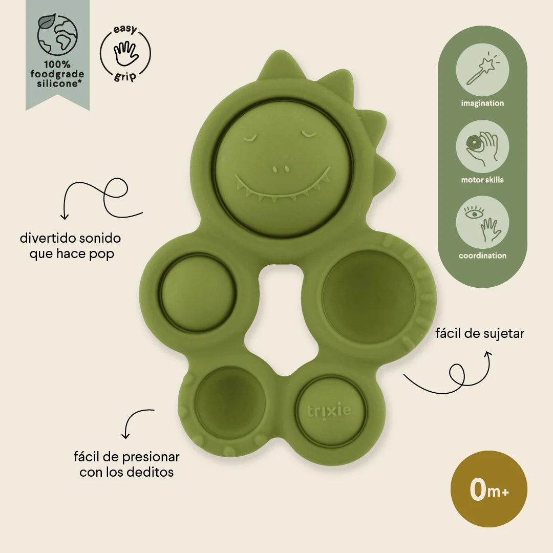 Juguete pop-it de silicona TRIXIE · mr. dino