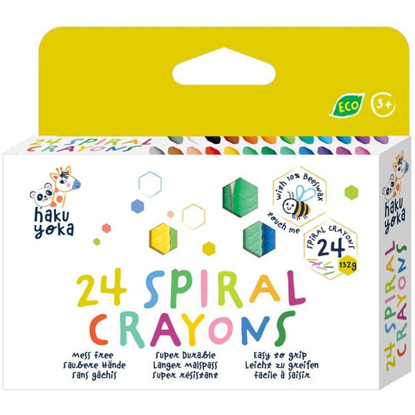 24 Ceras Haku Yoka · Spiral Crayons