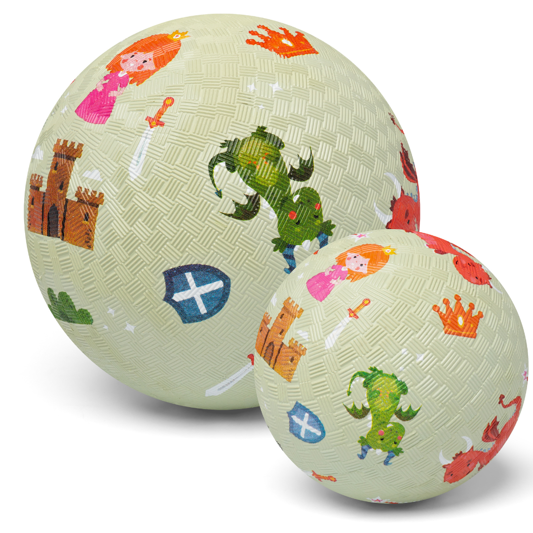 Pelota de caucho natural · dragones