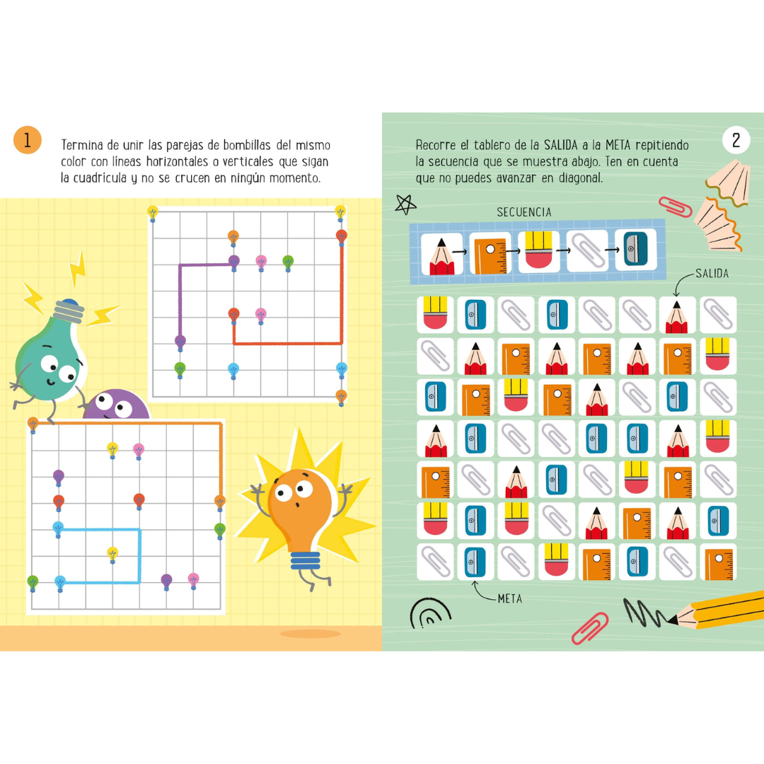 Actividades variadas con lápiz y papel