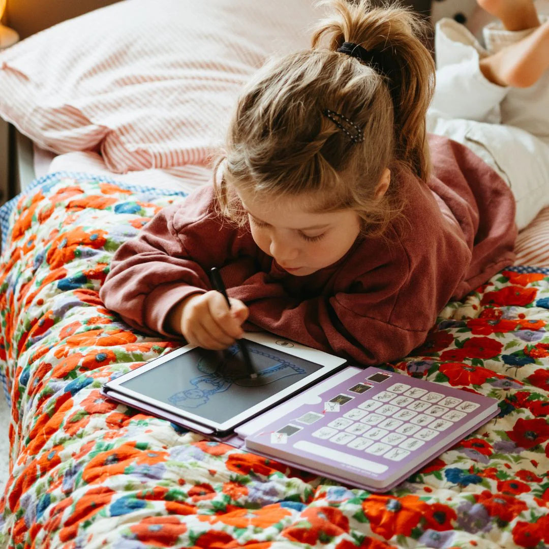 Tableta para dibujar con plantillas KIDYDRAW MINI · princesas