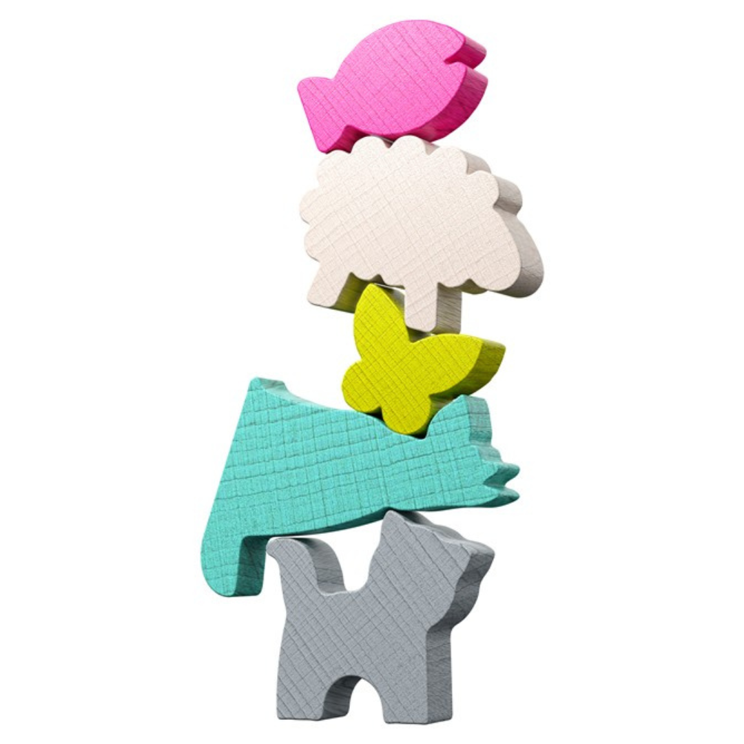 Stacking challenge ¡de bolsillo! · animales