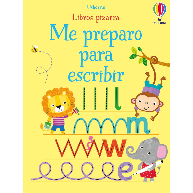 Mi maletín de libros pizarra · Practico las letras