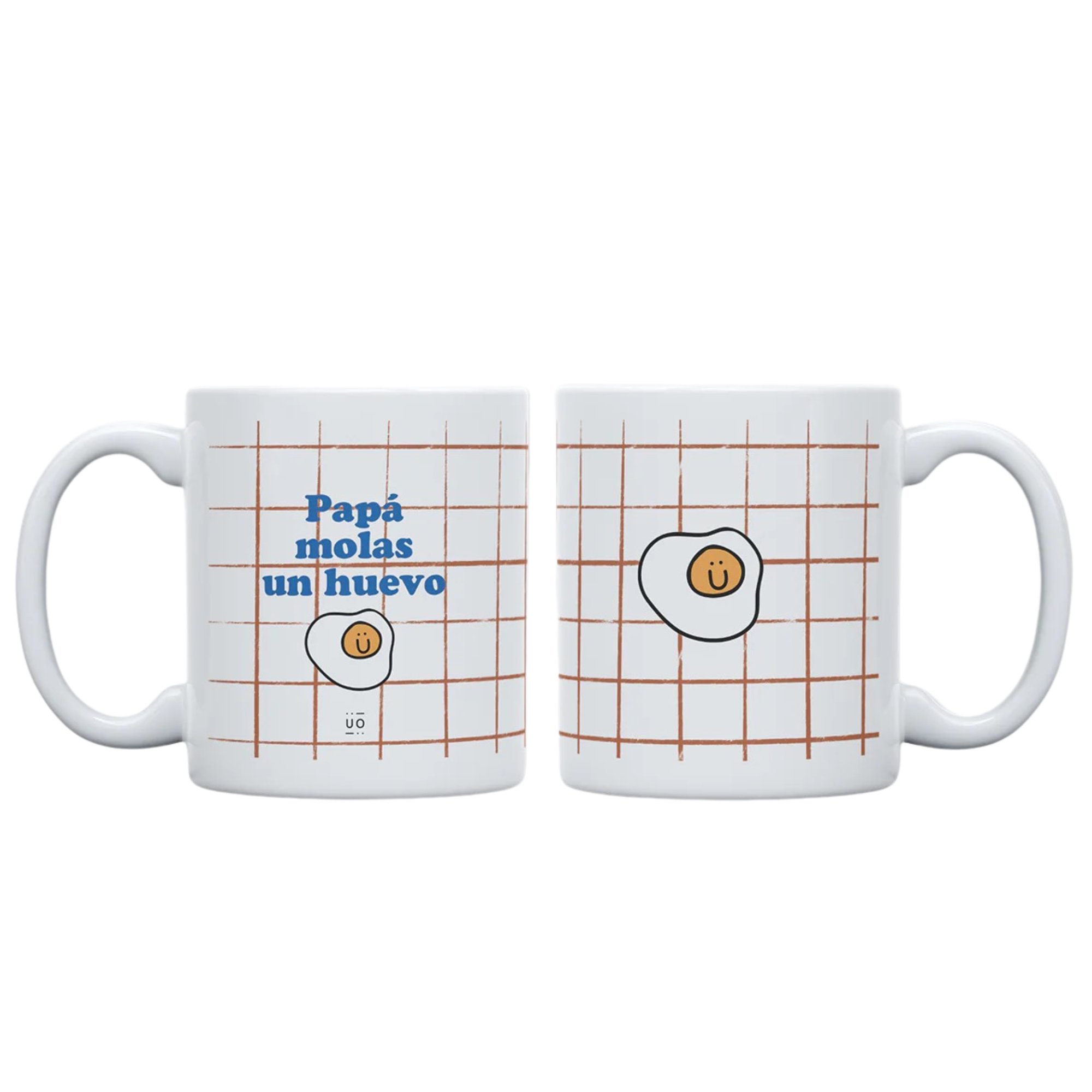 Taza · papá molas un huevo