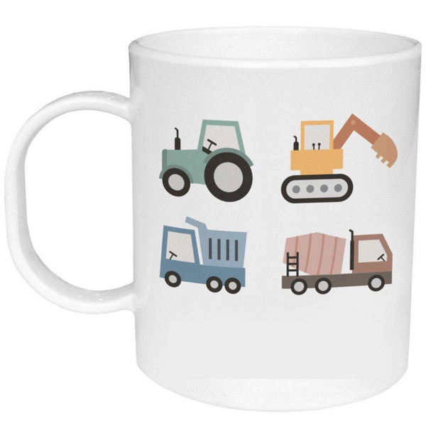 Taza de plástico Tutete · Trucks