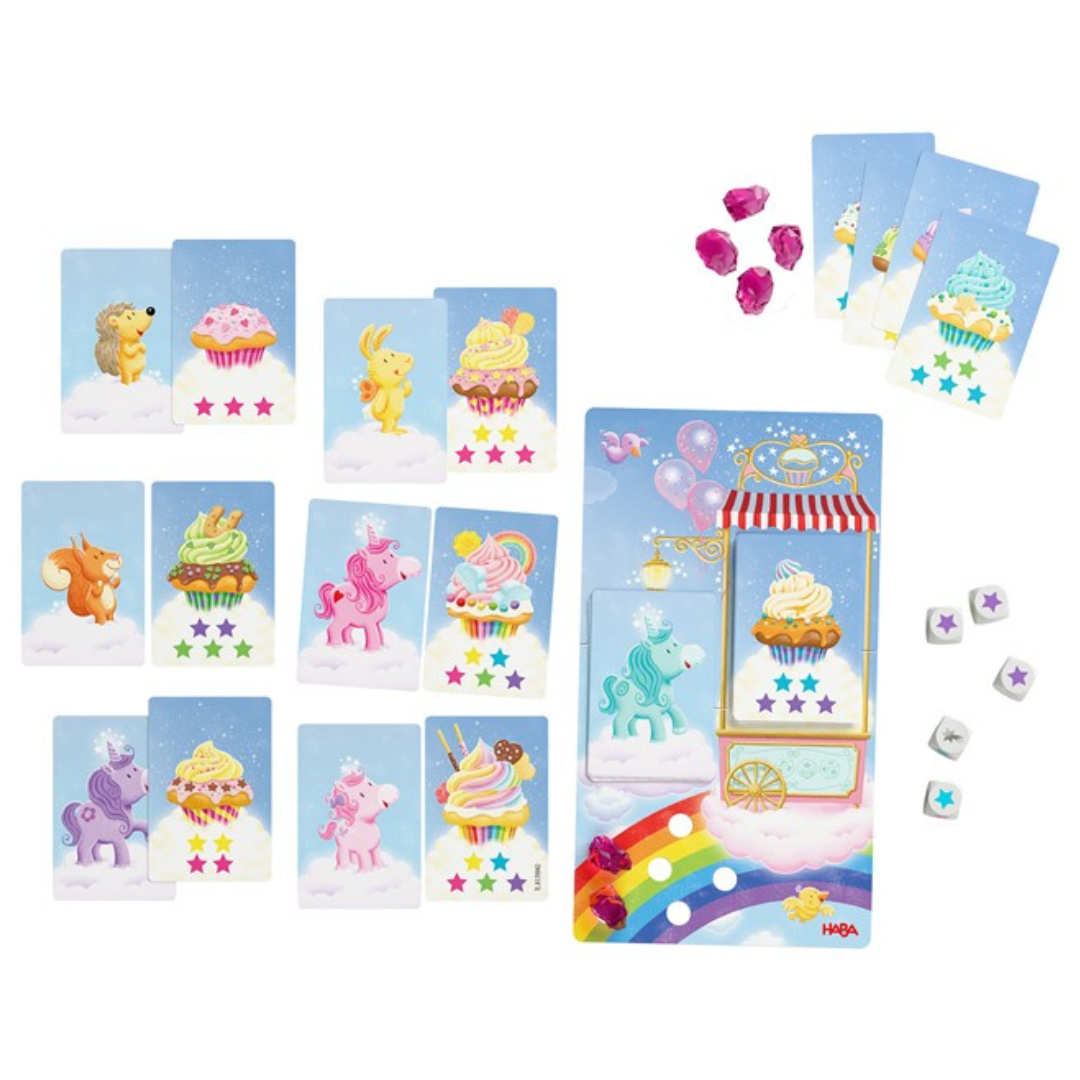 Unicornio destellos ¡dados mágicos!