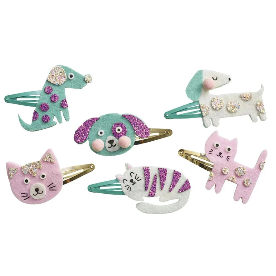 Crea tus 6 clips para el pelo de mascotas