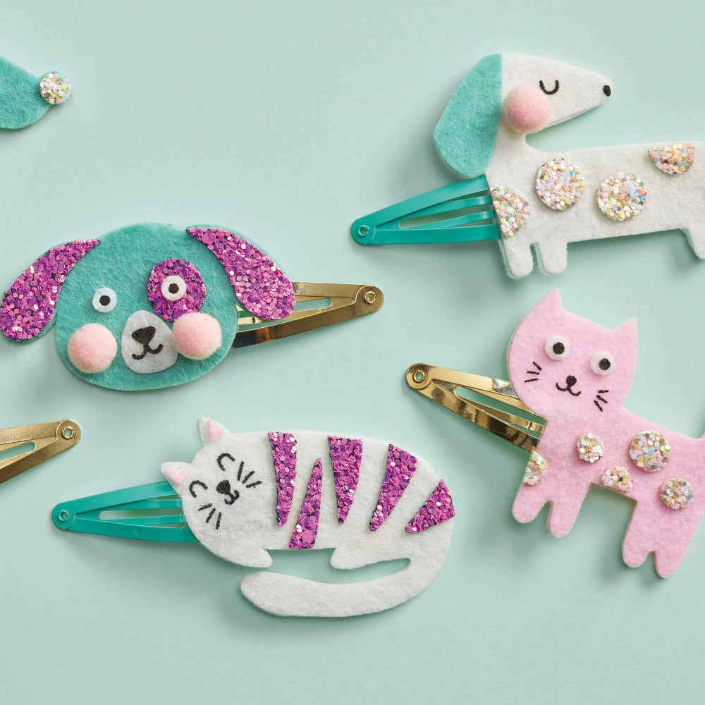 Crea tus 6 clips para el pelo de mascotas