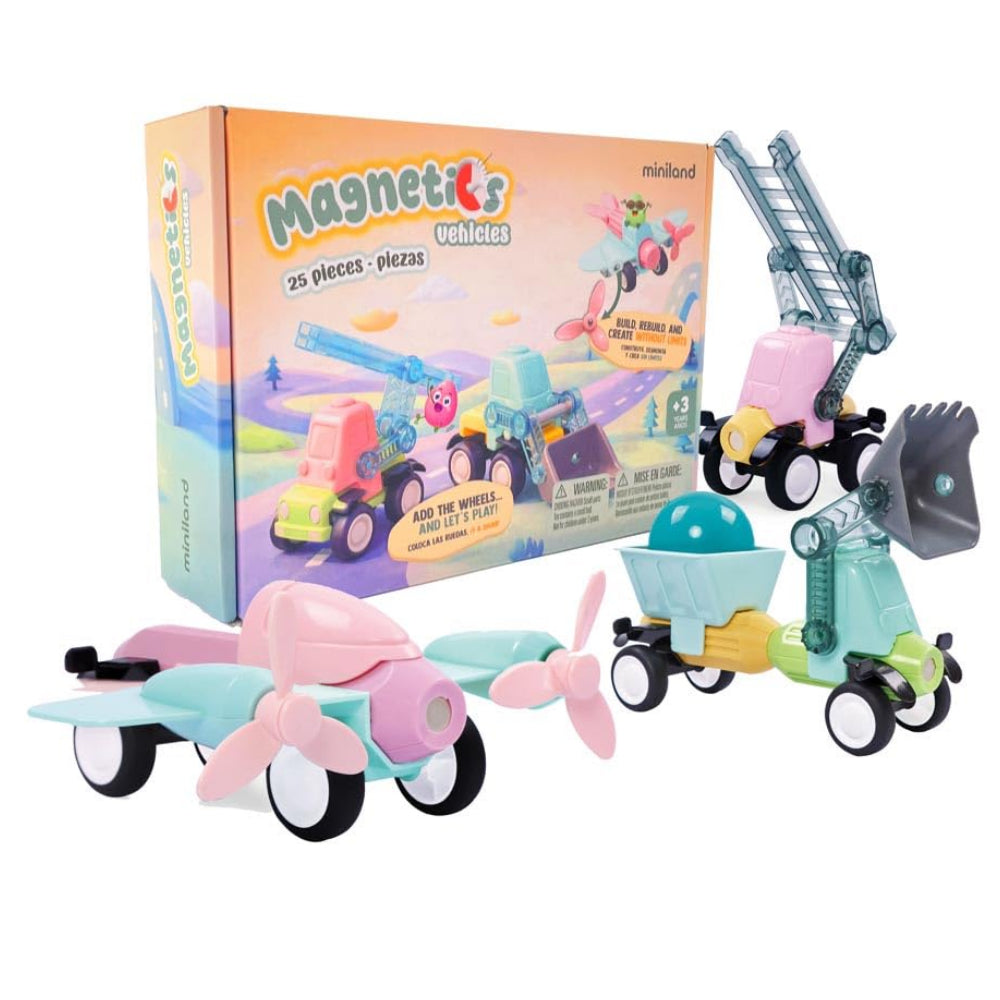 Magnetics vehicles: 25 piezas